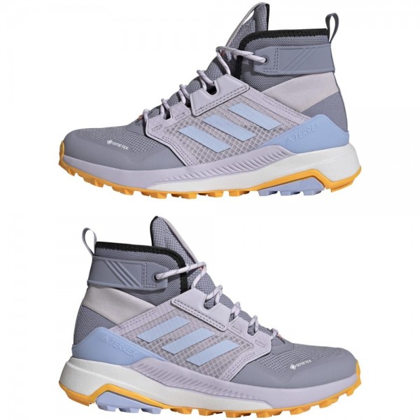 Adidas Terrex Trailmaker Mid GTX Schuhe Damen silber blau silberviolett