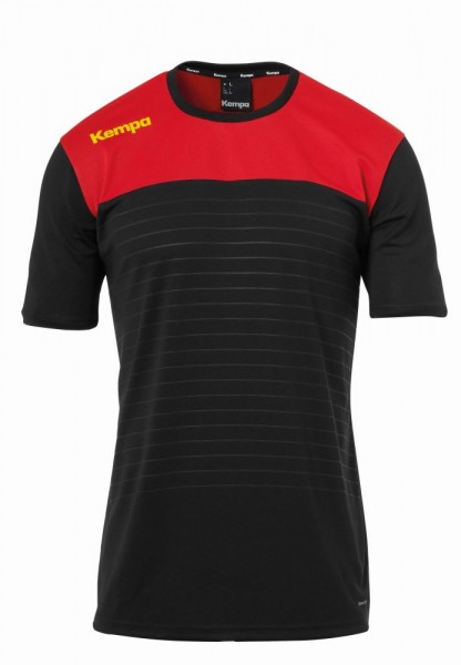 Kempa Handball Volleyball Emotion 2.0 Trikot Herren Kurzarmshirt schwarz rot gelb