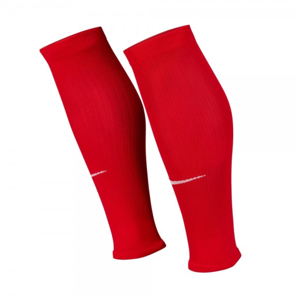 Nike Strike Fußball Beinlinge rot weiß