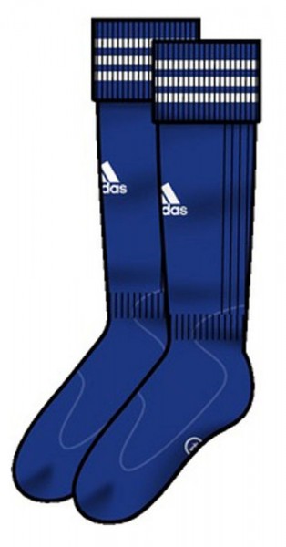 Adidas Fußballsocken Adisock Erwachsene blau