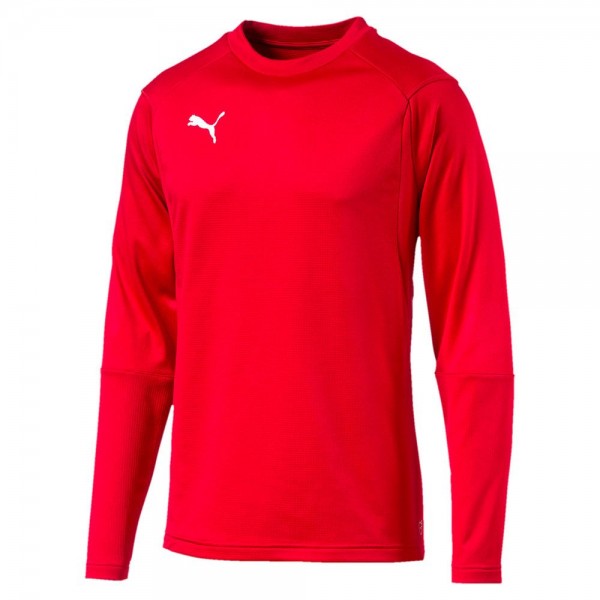 Puma Fußball Liga Training Sweatshirt Fußballshirt Kinder rot