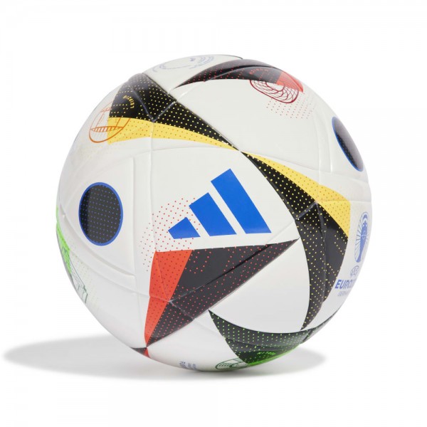 Adidas Euro 24 Junior 350 League Ball weiß schwarz orange blau