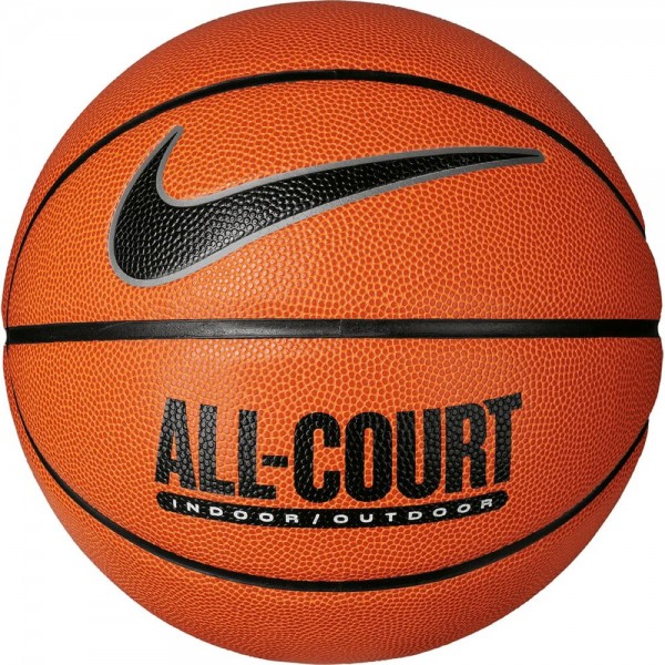 Nike Everyday All Court 8P Basketball orange schwarz silber Gr 7
