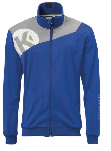 Kempa Handball Core 2.0 Poly Jacke Herren Trainingsjacke blau grau 