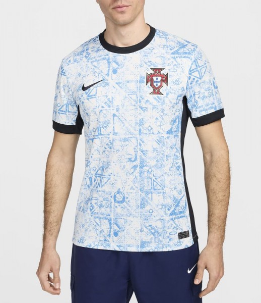 Nike Portugal Away Trikot 2024 2025 Herren cream blau