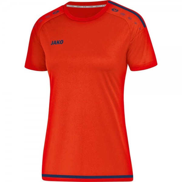 Jako Fußball Trikot Striker 2.0 Damen Kurzarmshirt orange navy