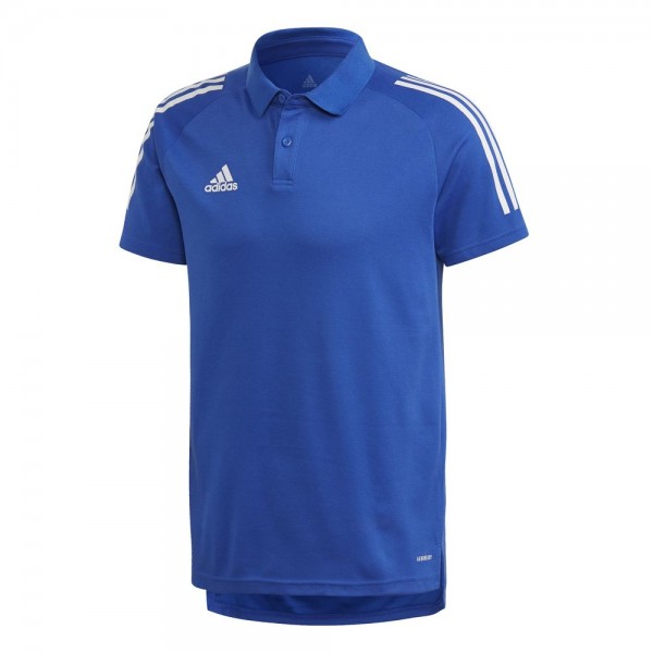 Adidas Fußball Condivo 20 Poloshirt Fußballshirt Herren blau