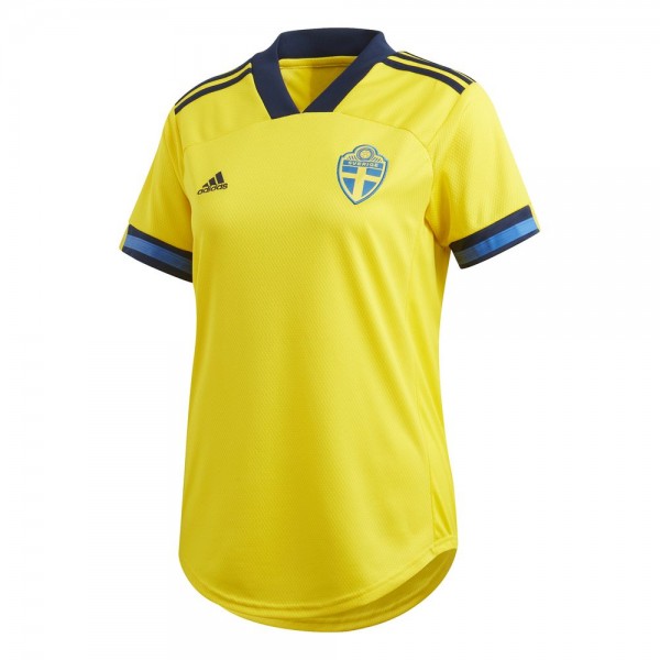 Adidas Schweden Home Trikot 2020 2021 Damen gelb blau