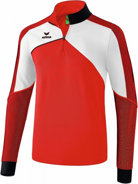 Erima Fußball Handball Premium One 2.0 Trainingstop Herren Sport Pullover rot weiß