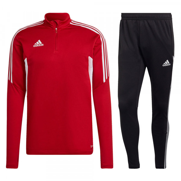 Adidas Condivo 22 Trainingsanzug Herren rot schwarz
