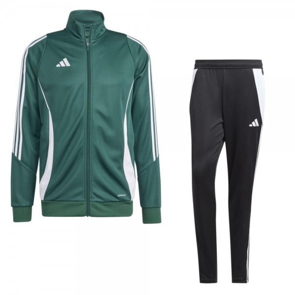 Adidas Tiro 24 Trainingsanzug Herren dunkelgrün schwarz