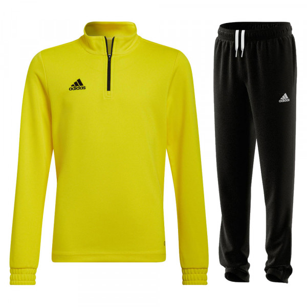 Adidas Entrada 22 Trainingsanzug Kinder gelb schwarz