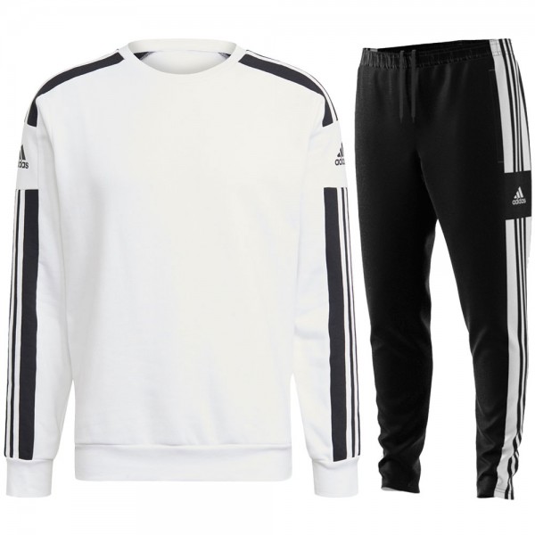 Adidas Squadra 21 Jogginganzug Herren weiß schwarz