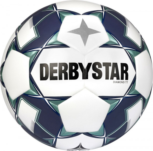 Derbystar Trainingsball Diamond TT DB Gr 5 weiß blau
