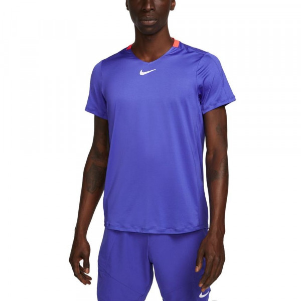 Nike Court Dri-FIT Advantage Tennisoberteil Herren blau