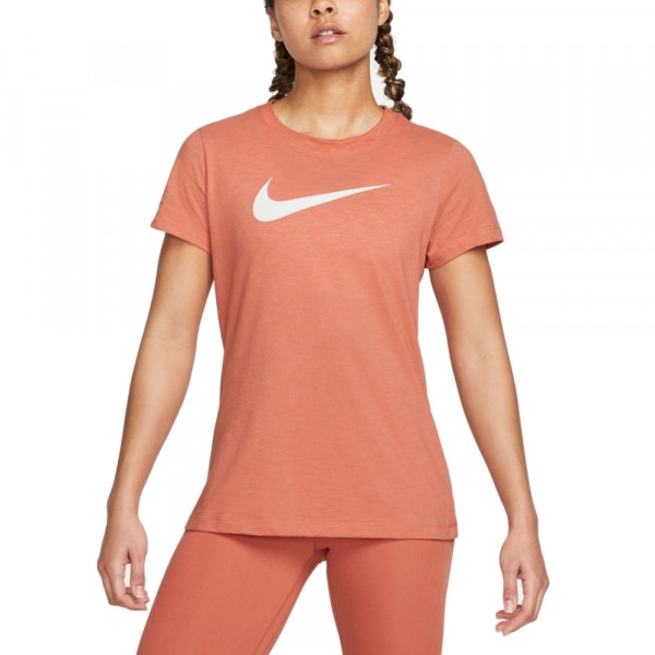 Nike Dri-FIT Trainings-T-Shirt Damen madder root