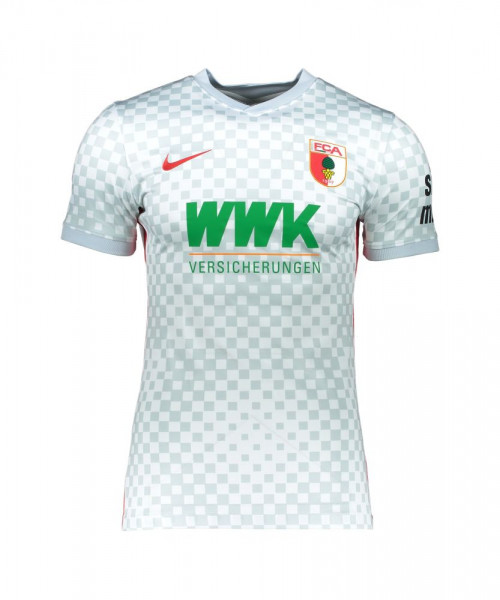 Nike FC Augsburg Auswärtstrikot 2021 2022 Herren weiß grün