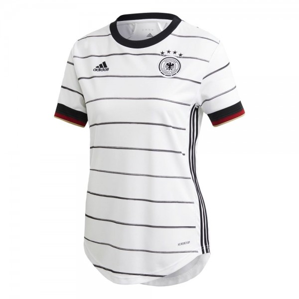 Adidas Fußball Damen DFB Deutschland Home Trikot Heimtrikot EM 2020 weiß schwarz