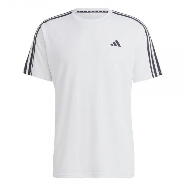 Adidas Train Essentials 3-Streifen Training T-Shirt Herren weiß schwarz