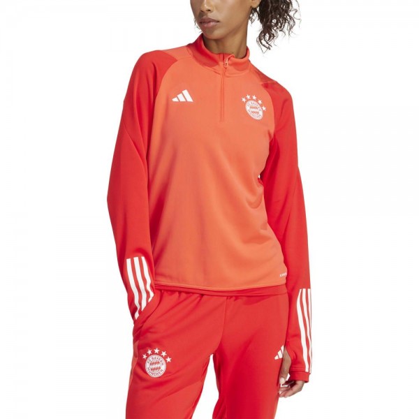 Adidas FC Bayern München Tiro 23 Trainingsoberteil Damen bright rot