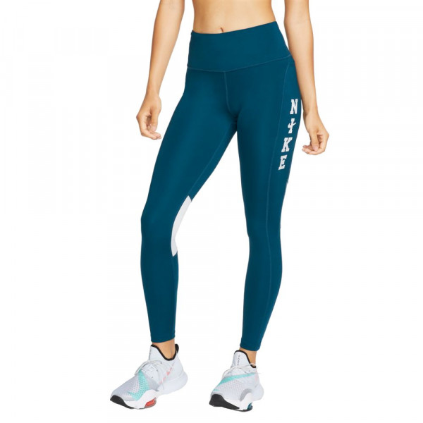 Nike Epic Fast 7/8-Leggings mit mittelhohem Bund Damen valerian blau weiß