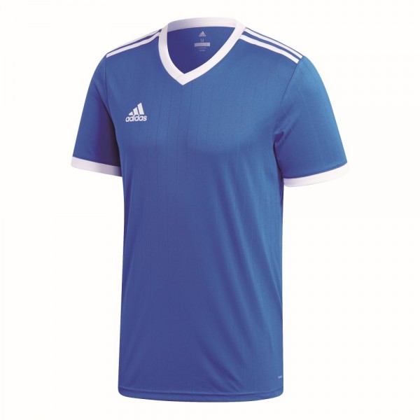 Adidas Tabela 18 Fußball Match Trikot Herren Teamtrikot kurzarm blau weiß