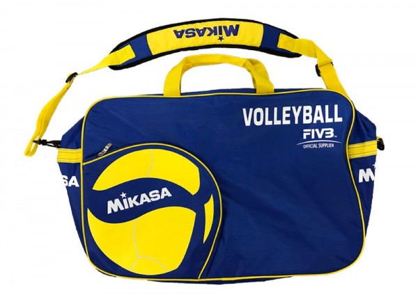 Mikasa Volleyball AC-BG260W-BL Balltasche für 6 Bälle blau