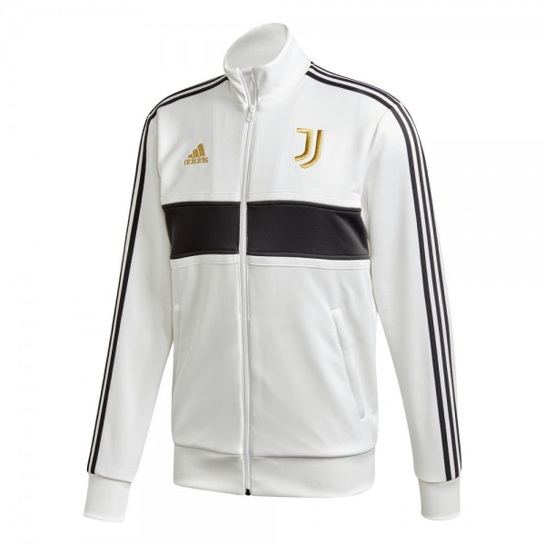 Adidas Juventus Turin 3-Streifen Jacke 2020 2021 Herren weiß schwarz