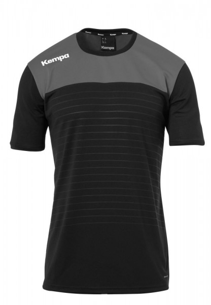 Kempa Handball Volleyball Emotion 2.0 Trikot Herren Kurzarmshirt schwarz grau