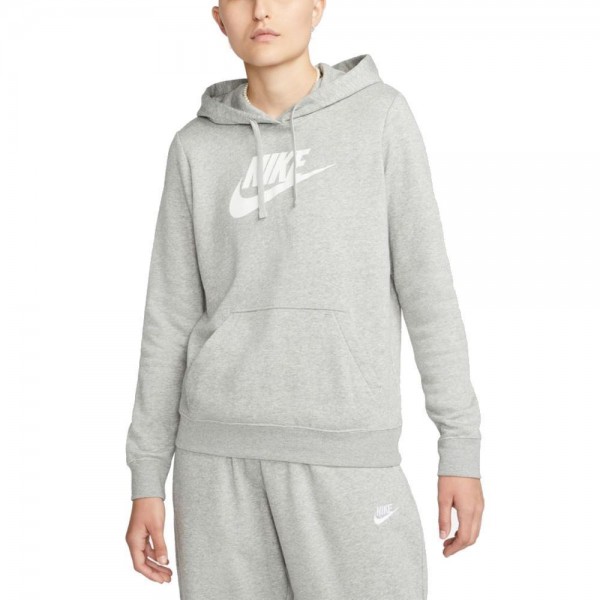 Nike Sportswear Club Fleece Hoodie Damen grau