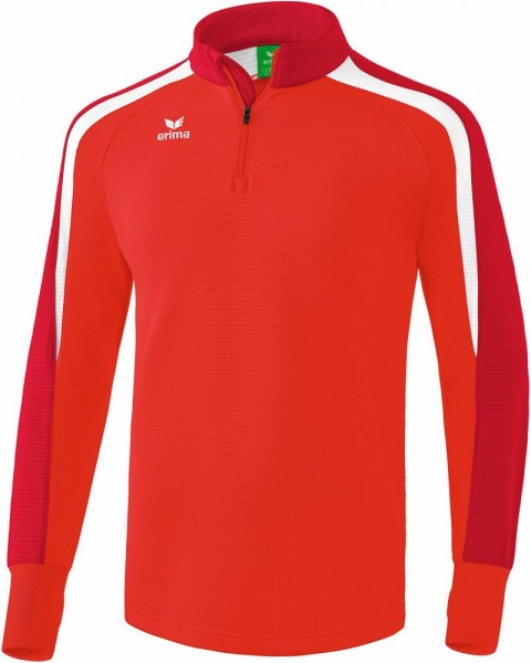 Erima Fußball Handball Liga 2.0 Trainingstop Herren Sport Pullover Langarmshirt rot weiß