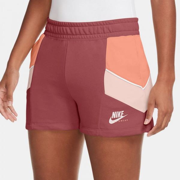 Nike Damen NSW Heritage Shorts canyon rust apricot