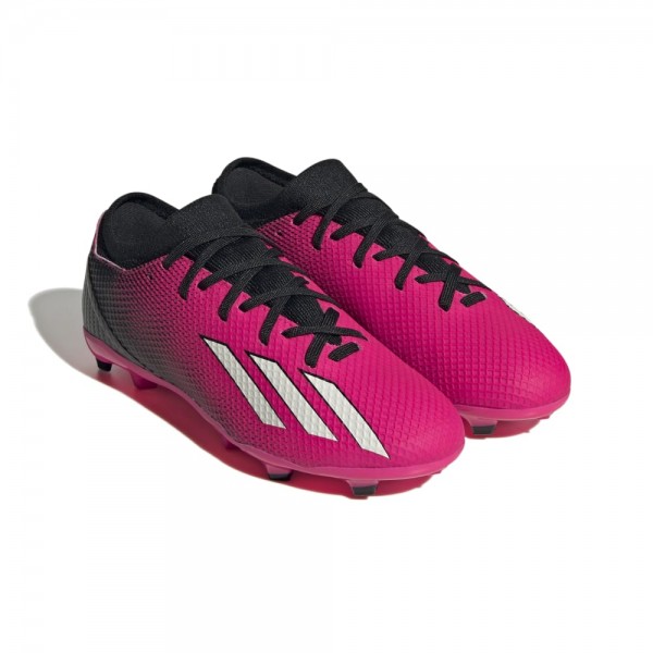 Adidas X Speedportal.3 FG Fußballschuhe Kinder pink weiß schwarz