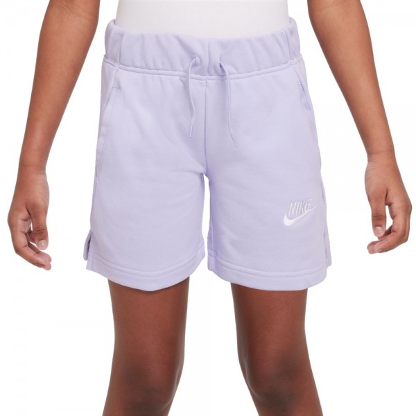Nike Sportswear Club French-Terry-Shorts Mädchen helllila weiß
