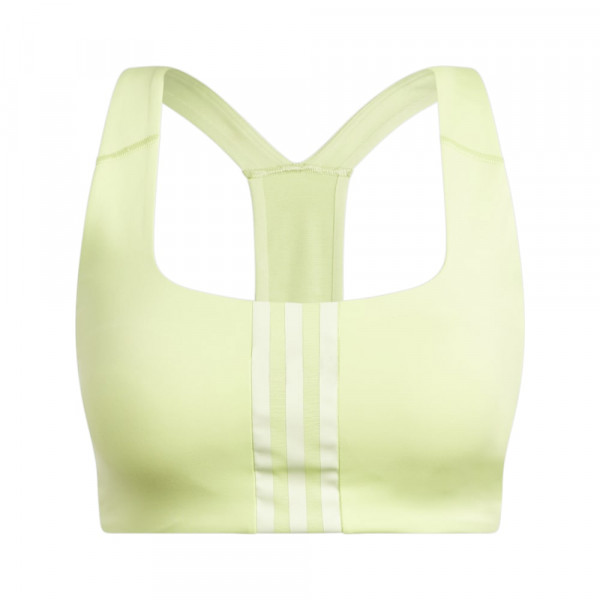 Adidas Powerimpact Training Medium-Support Sport-BH Damen gelb weiß
