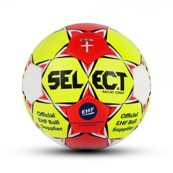 Select Handball Maxi Grip 1.0 Trainingsball Ball gelb rot weiß