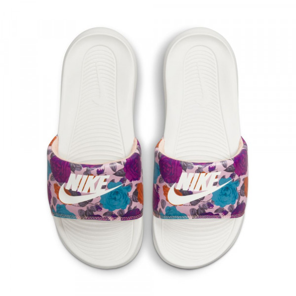 Nike Victori One Slides mit Print Damen weiß lila