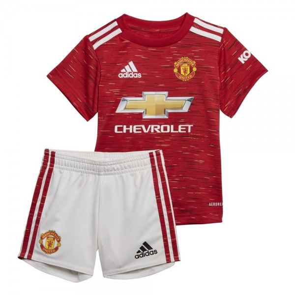 Adidas Manchester United Home Baby Kit 2020 2021 Kleinkinder rot