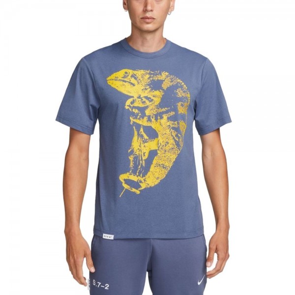 Nike Dri-FIT Hyverse Studio 72 T-Shirt Herren diffused blue vivid sulfur