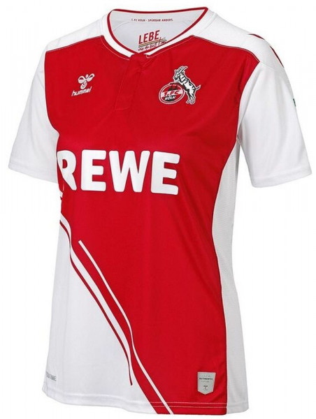 Hummel 1. FC Köln Heimtrikot 2022 2023 Damen weiß rot
