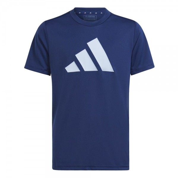 Adidas Train Essentials AEROREADY Logo Regular-Fit T-Shirt Kinder dunkelblau weiß