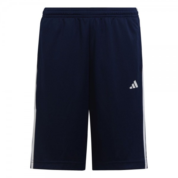 Adidas Train Essentials AEROREADY 3-Streifen Regular-Fit Shorts Kinder dunkelblau weiß