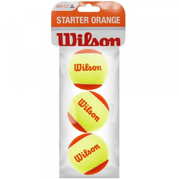 Wilson Tennisbälle Starter Orange 3 Bälle Kinder gelb