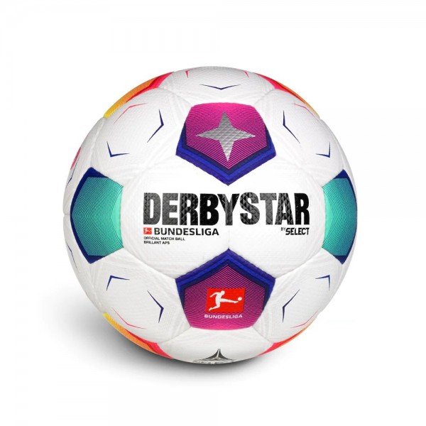 Derbystar Bundesliga Brillant APS v23 weiß blau grün Gr 5