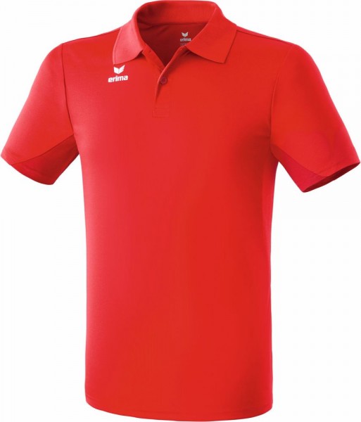 Erima Training Funktions Poloshirt Kurzarm Polohemd Herren Kinder rot