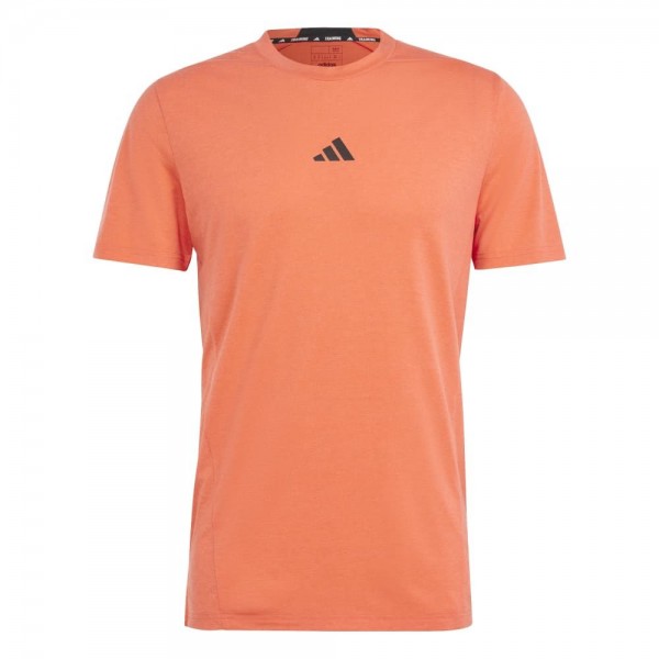 Adidas Designed for Training Workout T-Shirt Herren orange schwarz