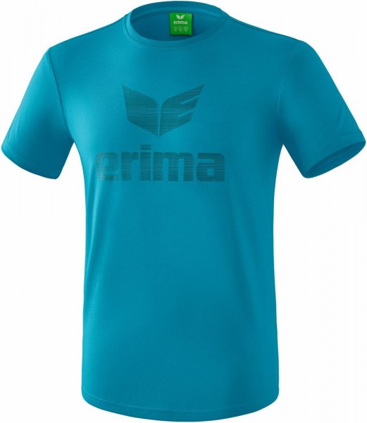 Erima Training Essential T-Shirt Kurzarm Trainingsshirt Herren Kinder oriental blau