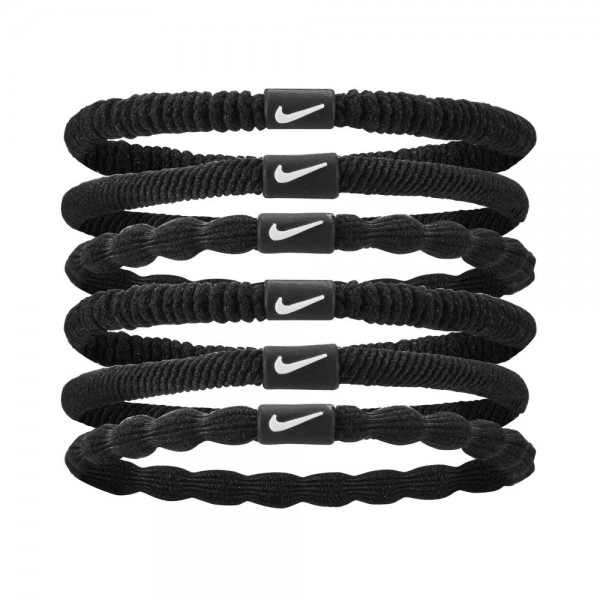 Nike Flex Haarbänder 6er Pack Unisex schwarz weiß