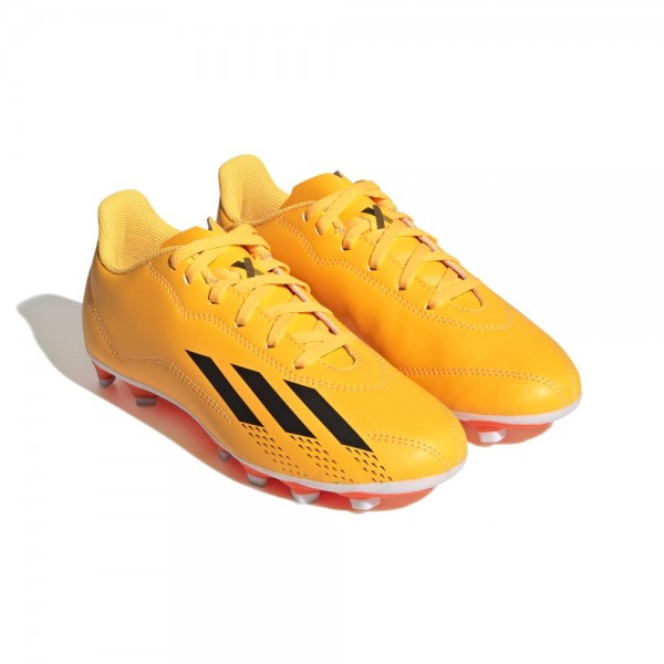 Adidas X Speedportal.4 FxG Fußballschuhe Kinder gold schwarz orange