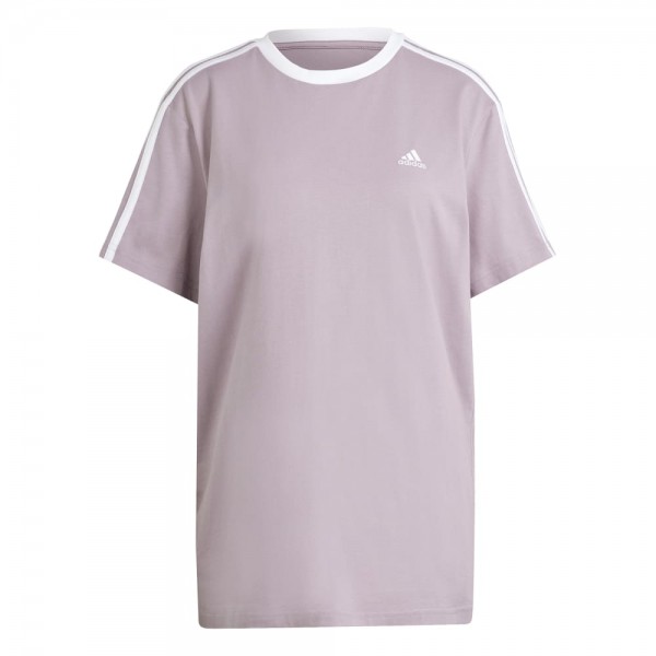 Adidas Essentials 3-Streifen T-Shirt Damen helllila